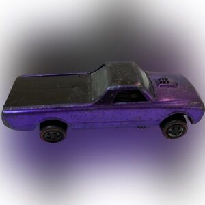 Vintage c1968 Purple Mattel Redline Hot Wheels Custom Fleetside